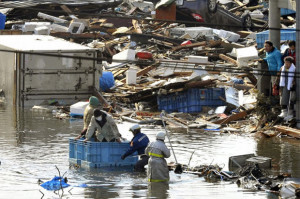 ภาพเหตุการณ์ภัยพิบัติทางธรรมชาติที่เกิดขึ้นกับประเทศญี่ปุ่น สร้างความเสียหายอย่างมหาศาล